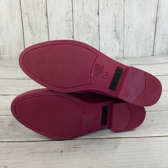 Lauren Ralph Lauren Hot Pink Rubber Chelsea Rain Booties - Picture 7 of 11